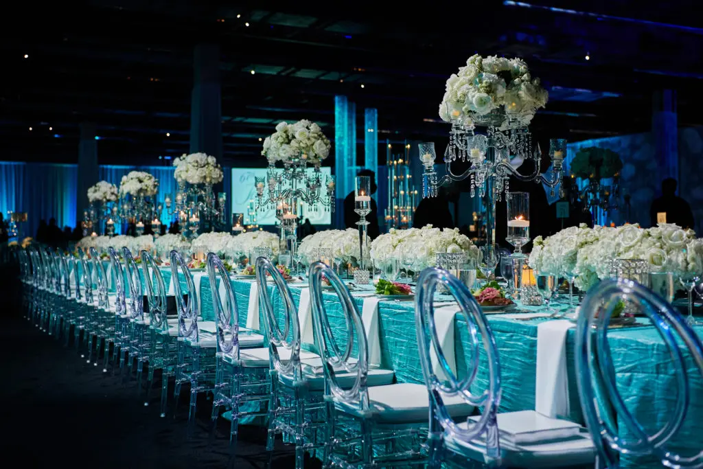 The grand room magically transformed by Melanie Tatum Events (Photo by Jonathan Zizzo) 