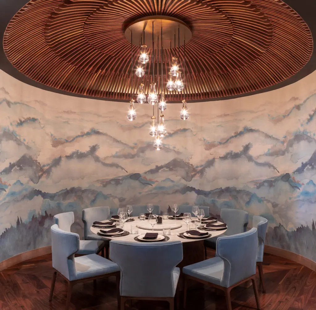The Don Roberto private dining room at The Mexican, dreamed up by Latin American designer Paulina Moran.
