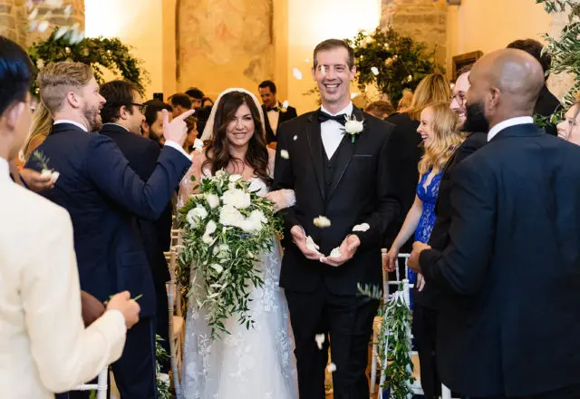 Carrie Engerrand & Bill Kost met cute and enjoyed a dream wedding. (Photo by Paolo Ceritano)