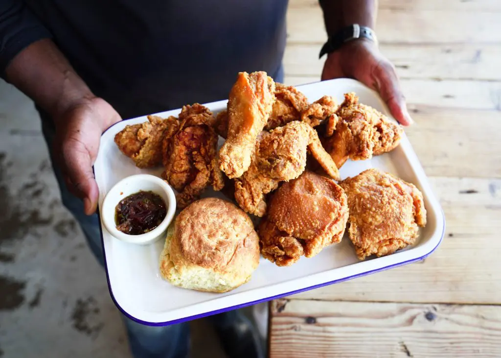 New Gatlin’s BBQ Offshoot Restaurant is All About Fried Chicken and Seafood — Your First Look at Gatlin’s Fins & Feathers