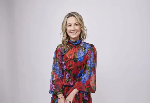 Lindy Berkley is wearing Dolce & Gabbana at Neiman Marcus and Eiseman Jewels.