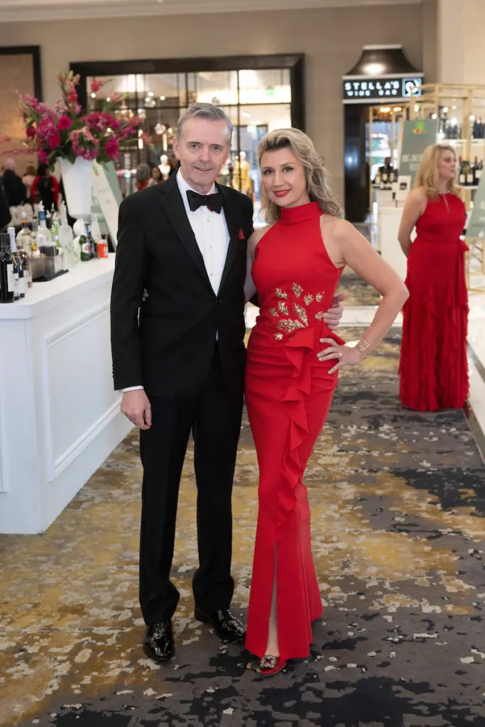 Dr. Daniel Penny & Yuliya Veretennikova at the American Heart Association 'Heart Ball' held at The Post Oak Hotel. (Photo by Wilson Parish)