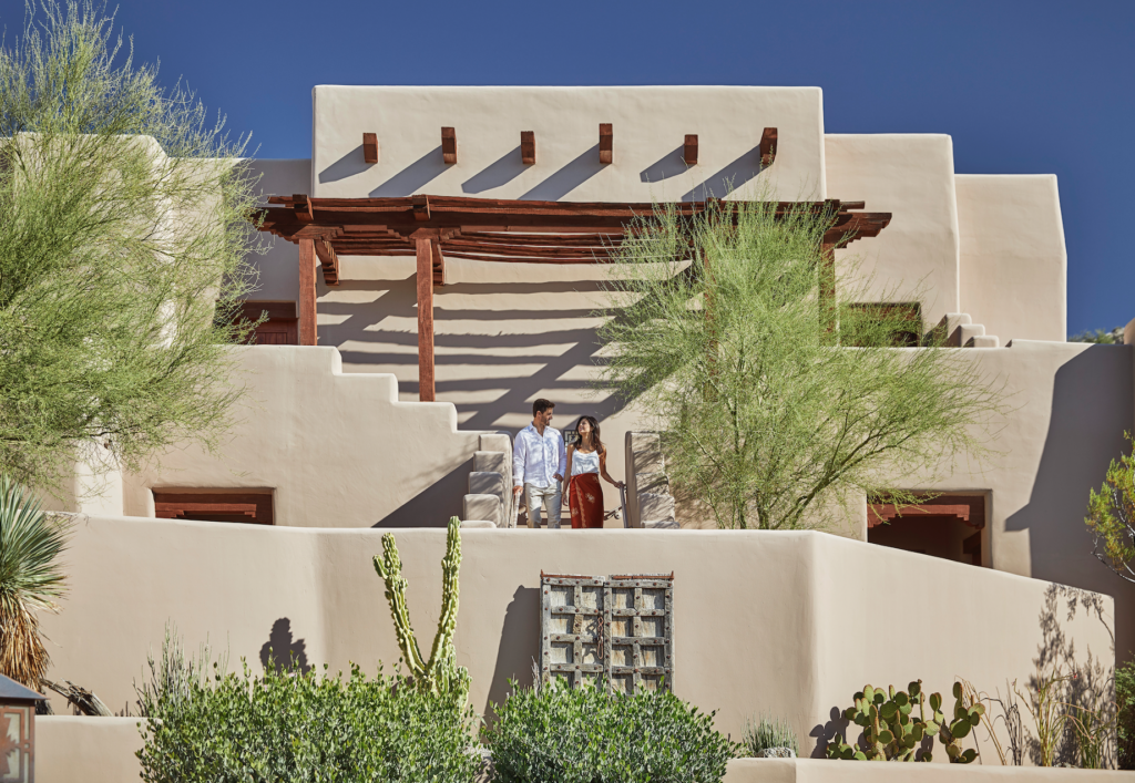 The Four Seasons Scottsdale is designed to evoke an adobe pueblo-style village. (photo by Four Seasons Scottsdale)