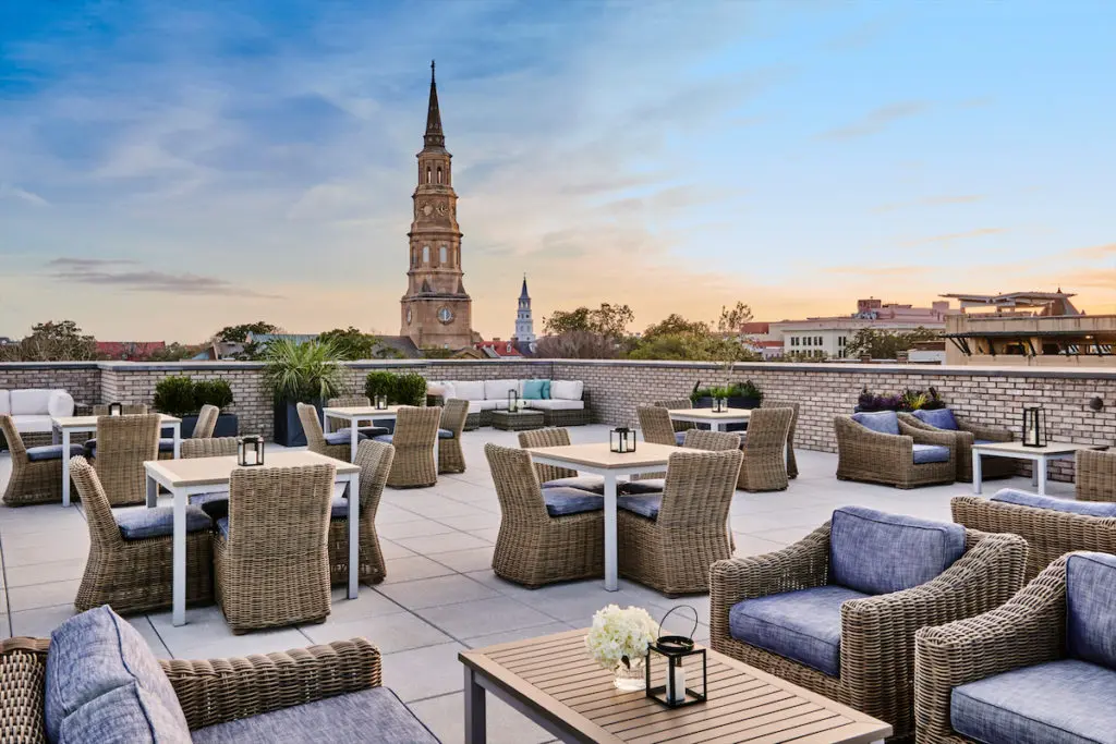 The rooftop terrace at The Loutrel. (Photo by Courtesy of The Loutrel)