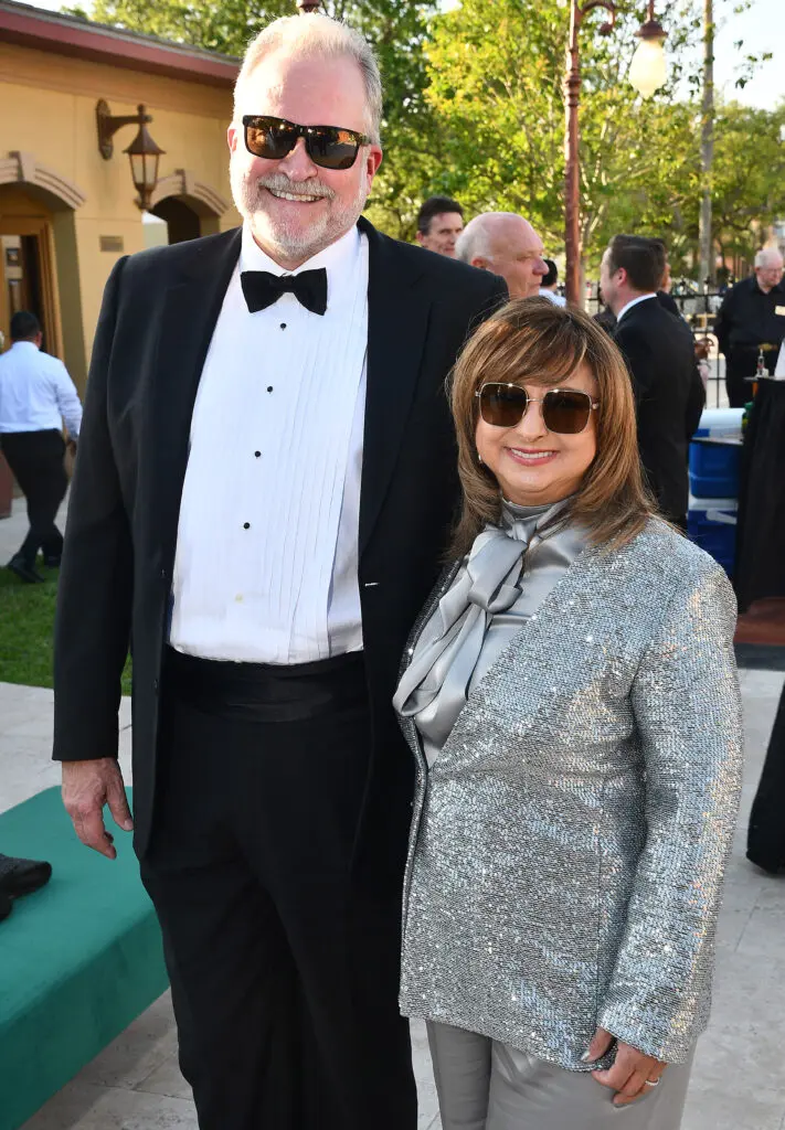 Judge John Brady & Judge Patricia Brady at The Bryan Museum's 'La Dolce Vita' gala celebrating Italian-American contributions to Texas history. 