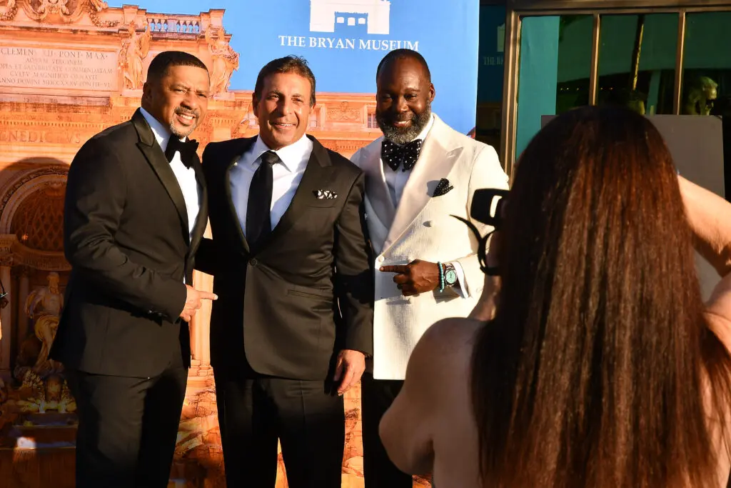 Kennard McGuire, Johnny Carrabba III, Anzel Jenningsat The Bryan Museum's 'La Dolce Vita' gala celebrating Italian-American contributions to Texas history. 