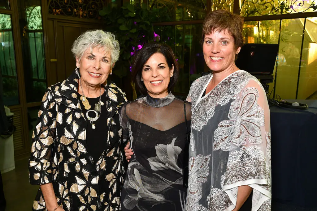 Bessilyn Piazza, Mary Cruse, Michelle Piazza at The Bryan Museum's 'La Dolce Vita' gala celebrating Italian-American contributions to Texas history. 