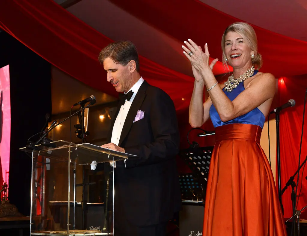 Gala Co-chairs Jim and Kate Lykes at The Bryan Museum's 'La Dolce Vita' gala celebrating Italian-American contributions to Texas history. 