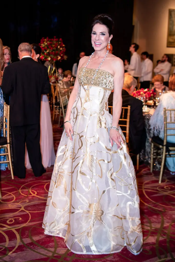 Karen Payne in Carolina Herrera at the Houston Grand Opera Ball (Photo by Michelle Watson/Catchlight Group)