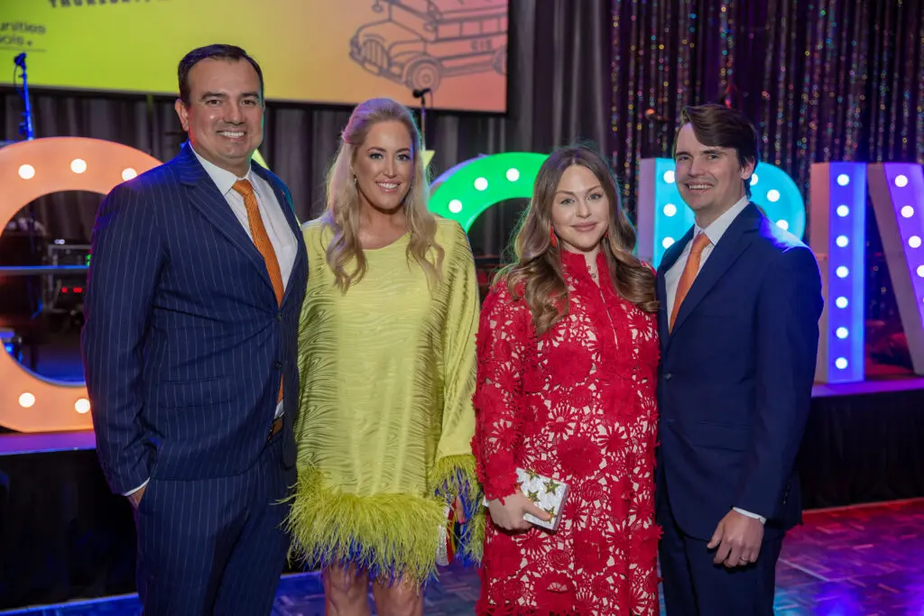 Chairs Marc & Whitney Lawson and Lexi & Mike Marek at the Communities in School 'Stay in School' gala (Photo by Jenny Antill)