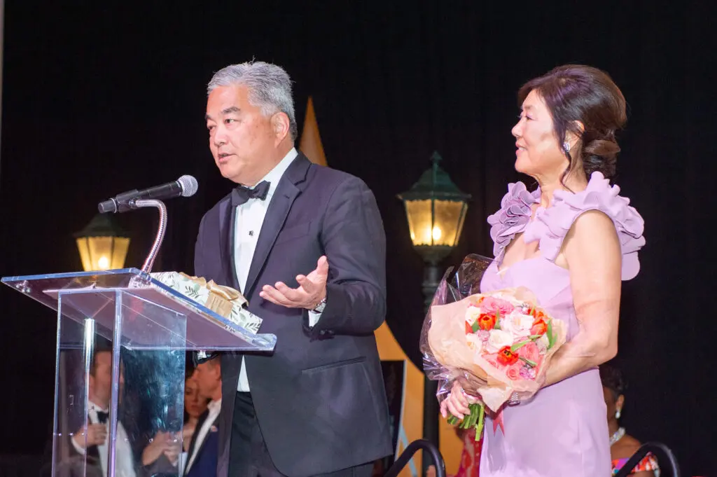Honorees Willie & Linda Chiang at Performing Arts Houston Kaleidoscope Ball.(Photo by Jacob Power)
