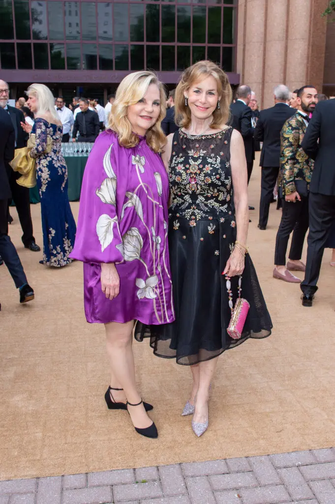 Kim Padgett, Cheryl Byington at Performing Arts Houston Kaleidoscope Ball.(Photo by Jacob Power)