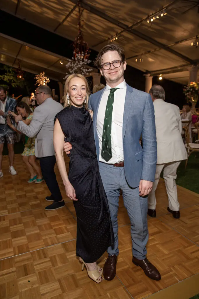 Ali & Patrick Phillips at the Bayou Bend Garden Party (Photo by Jenny Antill)