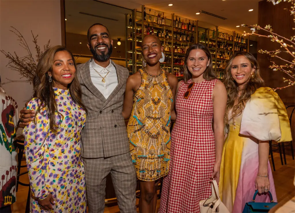 Annika Cail, Brent & Marlena English, Bela Cooley, Stephanie Seay at Crystal Bridges (Photo by AJ Boling)