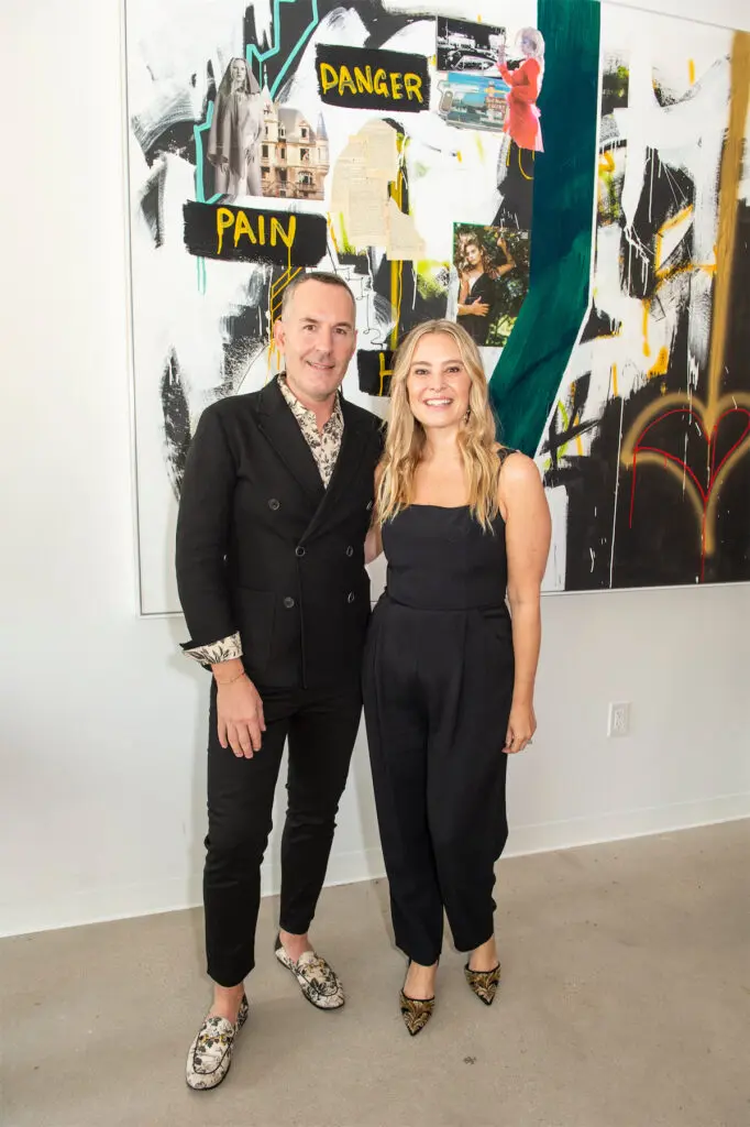 Brian Bolke, Jacqueline Sewell at Atkinson exhibition (Photo by Mark Anthony Nelson)