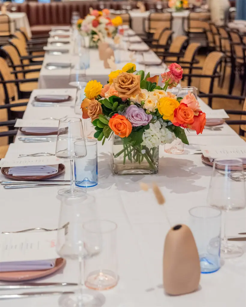 Crystal Bridges Sassetta table setting (Photo by AJ Boling)