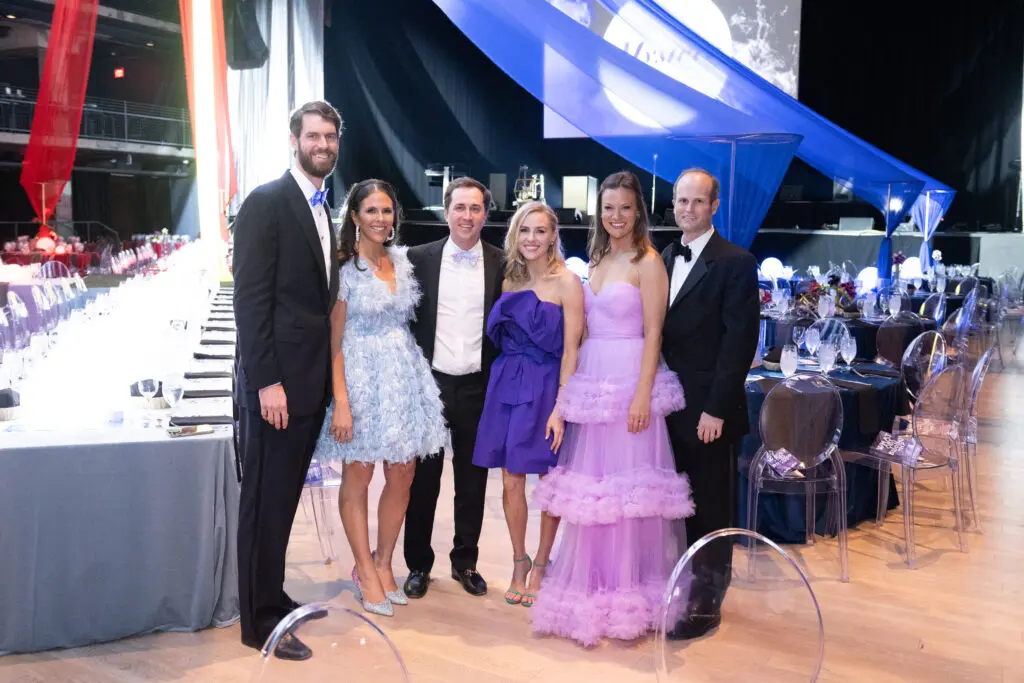 Auction co-chairs Blair & Jack Foster, Frances & Jim Thomson, Jennifer & Jack Doherty at The Children's Fund gala (Photo by Wilson Parish)