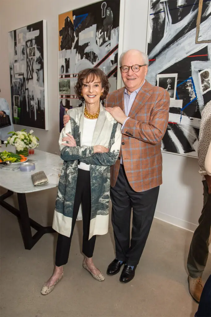 Nancy & Jeremy Halbreich at Atkinson exhibition (Photo by Mark Anthony Nelson)