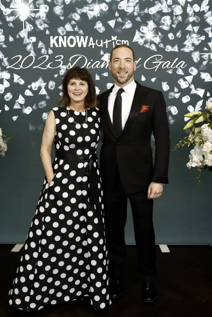 Elaine Finger, Edward Finger at the KNOWAutism 10th anniversary gala (Photo by Quy Tran)