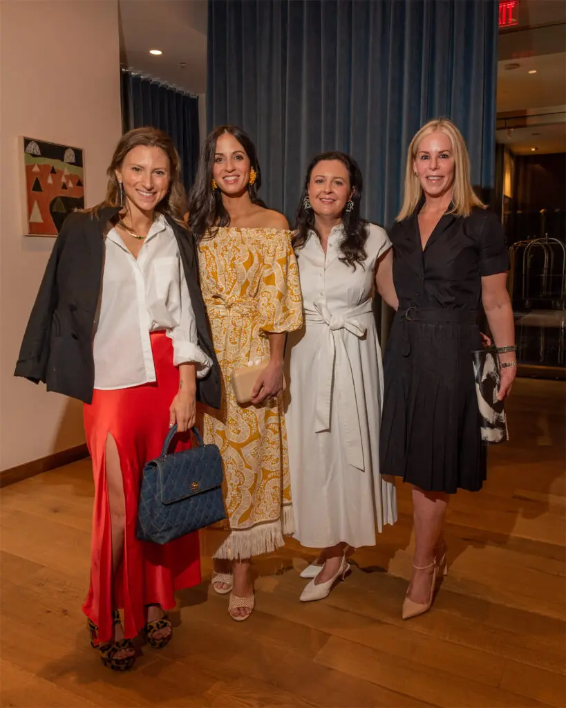 Sarah Calodney, Annemarie Dillard, Amanda Shufeldt, Cathy Hodges at Crystal Bridges (Photo by AJ Boling)
