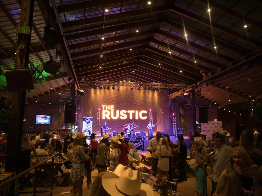 The Rustic Downtown scene of the Cattle Baron's Ball kick-off party. (Photo by Daniel Ortiz)
