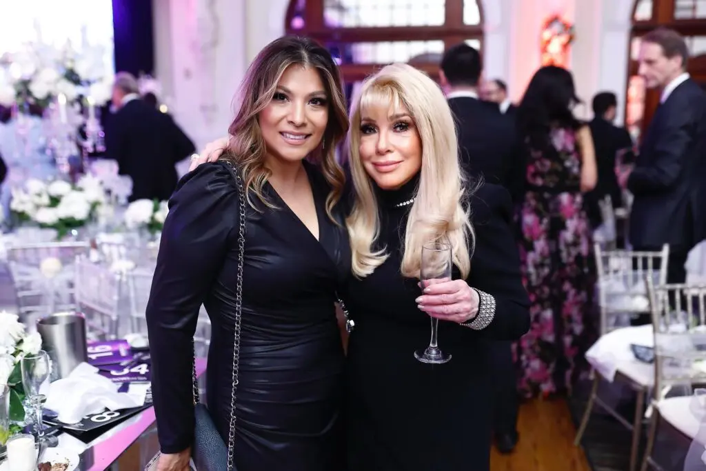 Harry Winston's Petra Martinez, honorary chair Sherri Zucker at the KNOWAutism 10th anniversary gala 