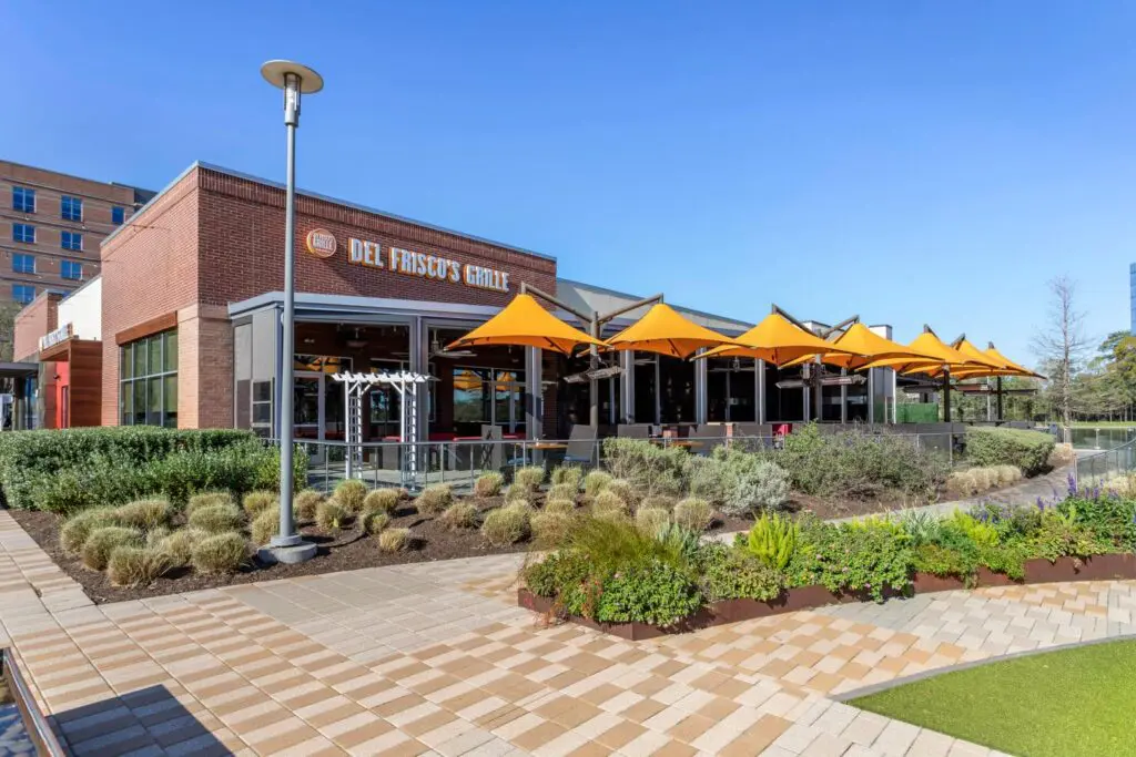 Del Frisco's Grille on Hughes Landing will please everyone, with several vegetarian options and an amazing patio.