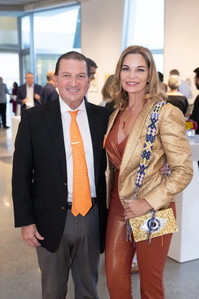 German & Micheline Newall at the Glassell School of Art 'weird' gala (Photo by Wilson Parish)