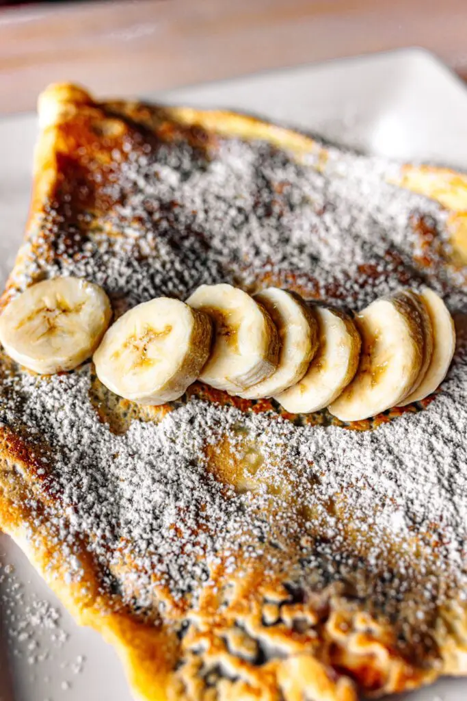 Chez Fabien's Nutella banana crepe is authentic and indulgent.