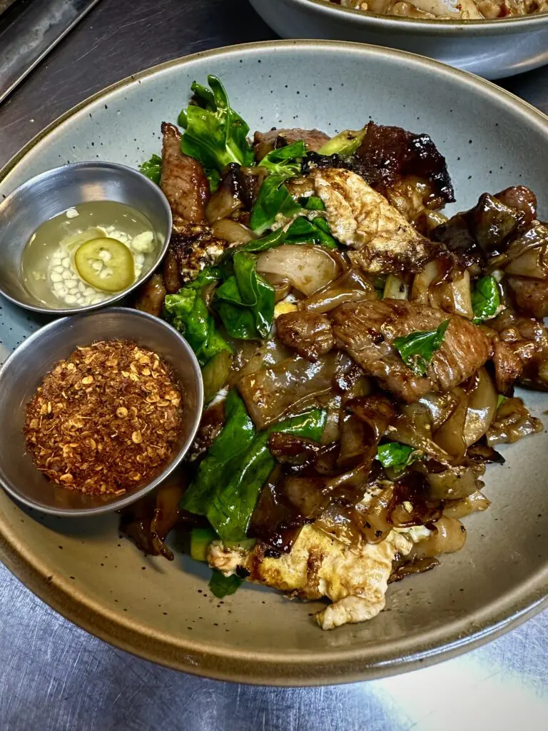 Street to Kitchen, an East End eatery bills itself as serving authentic Thai fare with dishes like this Pad See Ew. (Photo by Courtesy of Street to Kitchen)