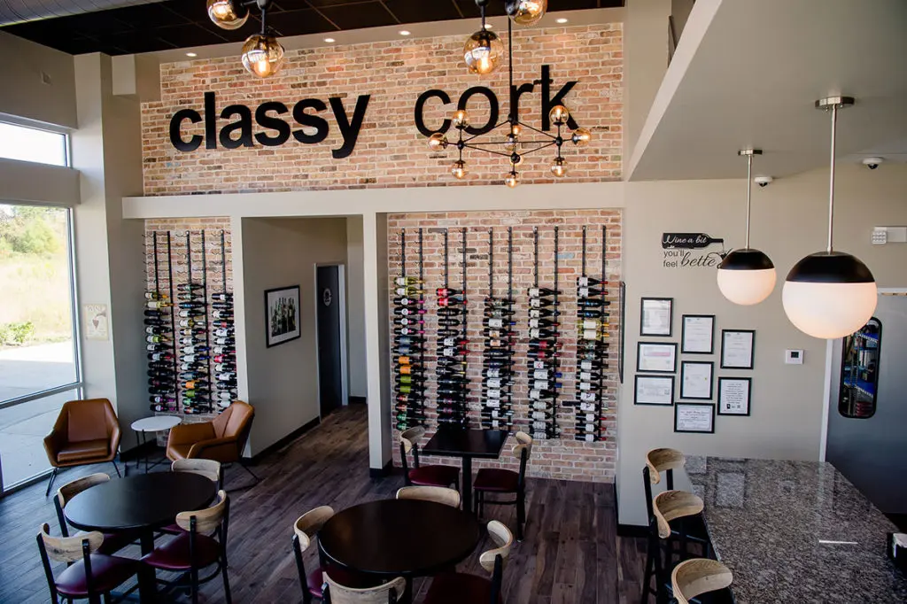 Classy Cork is a friendly neighborhood wine bar.