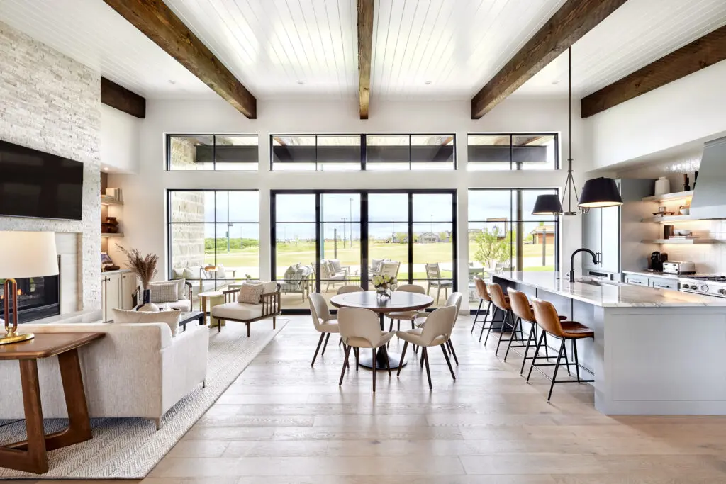 Large common spaces are the perfect place to reconnect with loved ones this summer at the Omni PGA Frisco.
