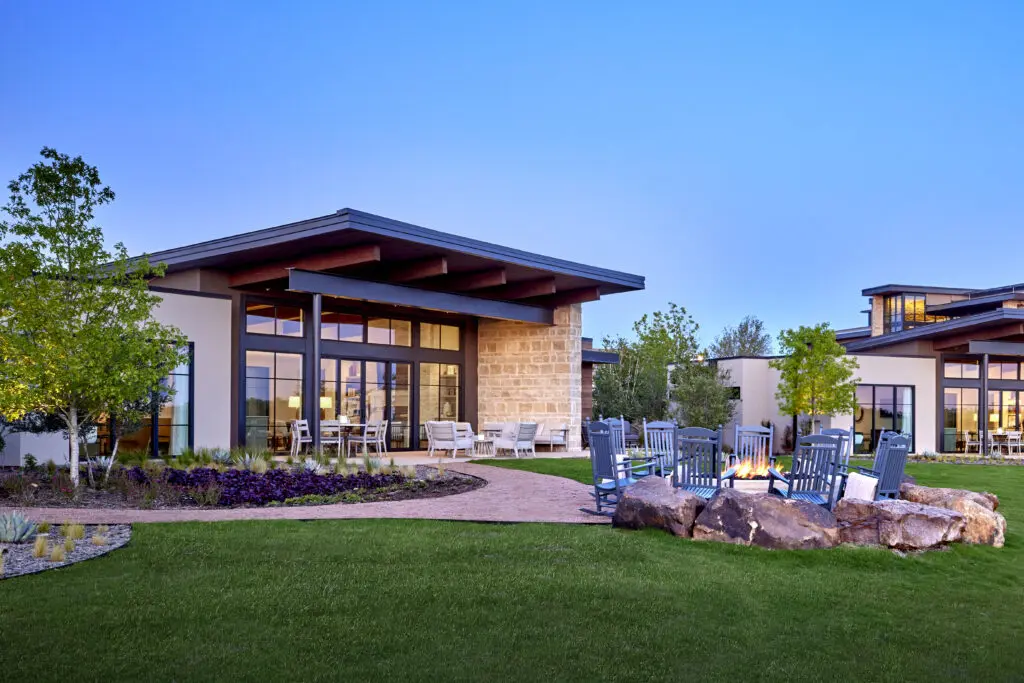 The ranch houses at Omni PGA Frisco Resort are the perfect place for a final summer soiree.