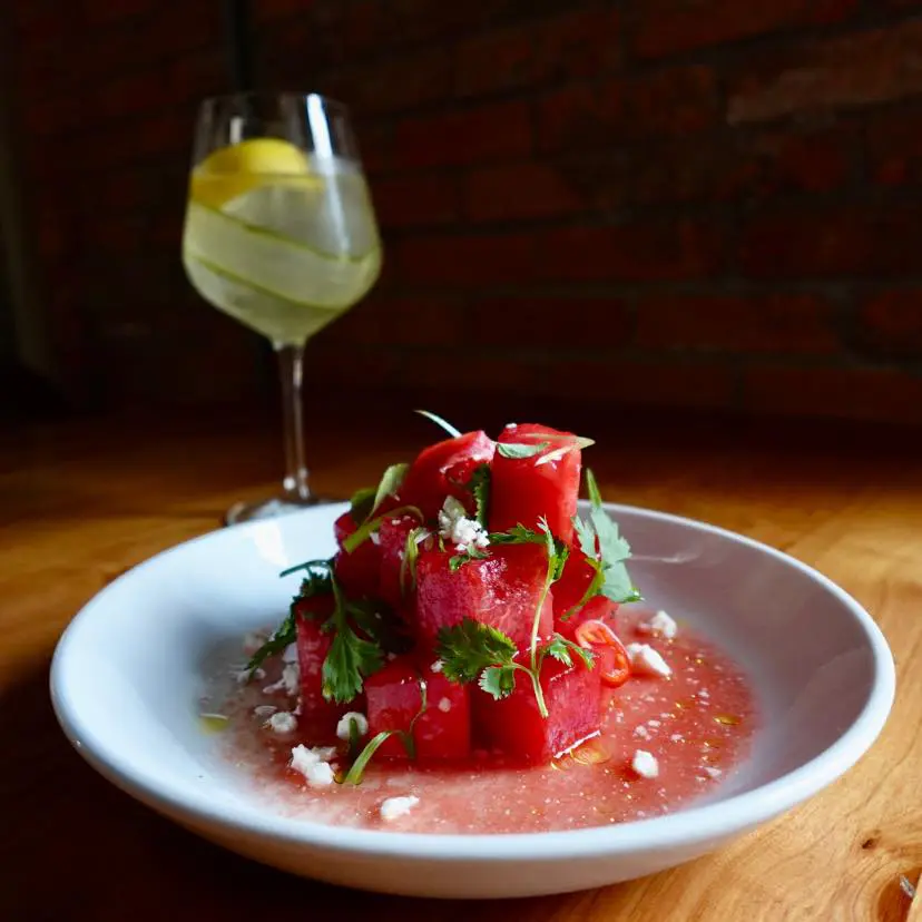 Clay Pigeon's watermelon summer salad brings the flavors of the season home.