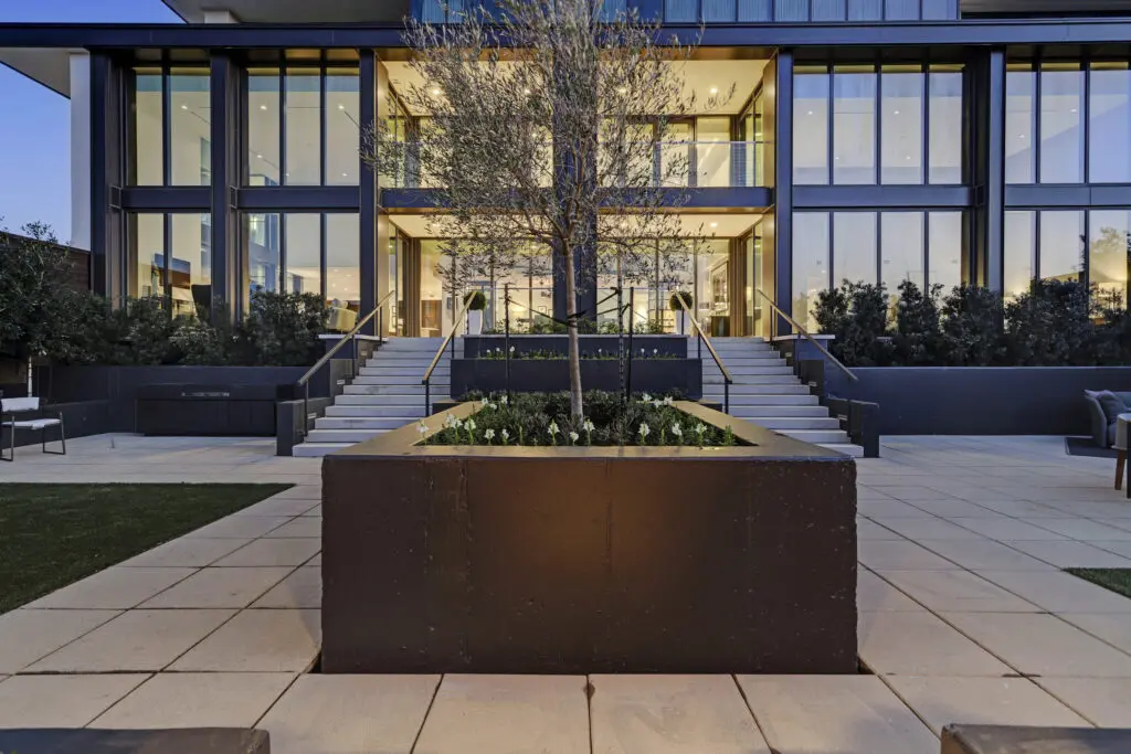 The private terrace offers the best of indoor outdoor living. 