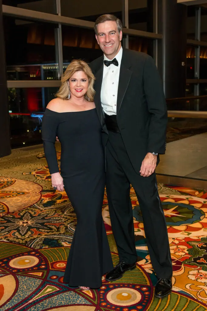 First time Best Dressed honoree Kelli & John Weinzierl at the 2023 Winter Ball (Photo by Michelle Watson)