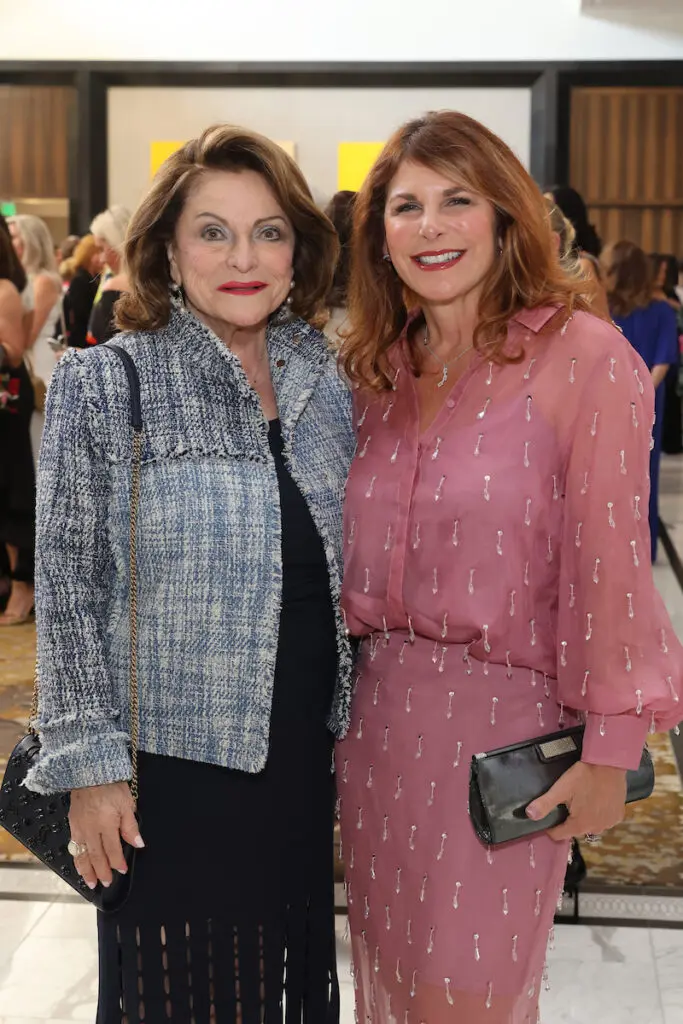Beth Wolff, Cynthia Wolff at the PaperCity Philanthropy in Fashion Best Dressed luncheon (Photo by Priscilla Dickson)