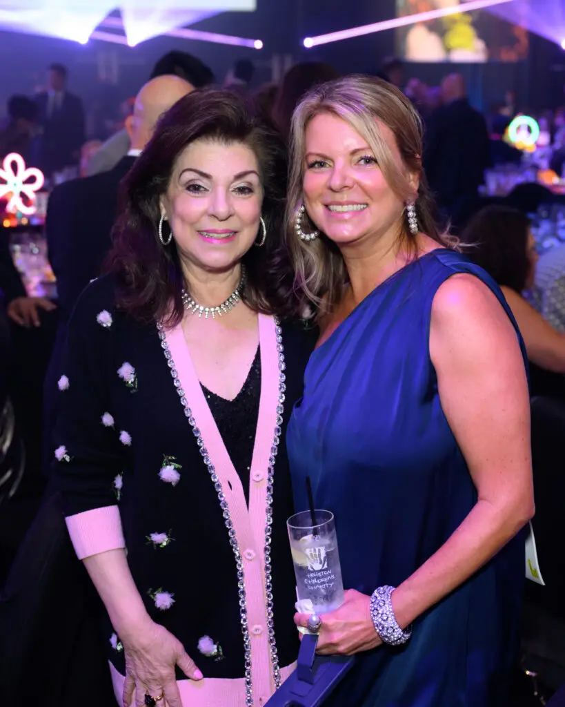Laura Ward, Rachelle Rowe at the Houston Children's Charity Gala (Photo by Quy Tran)