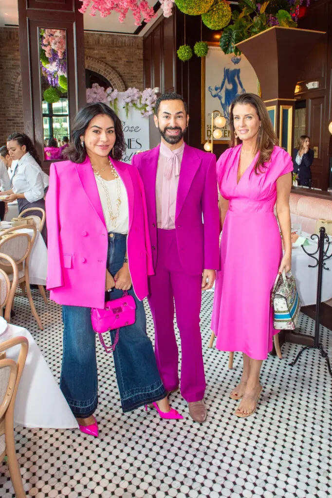 Elia Gabbinelli, Fady Armanious, Jordan Seff at the Annabelle Brasserie first look luncheon in Autry Park (Photo by Jacob Power)