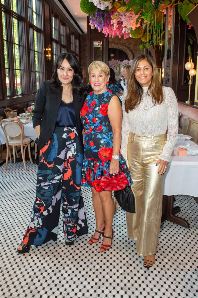 Amy Johnson, Donna Lewis, Katherine Ross at the Annabelle Brasserie first look luncheon in Autry Park (Photo by Jacob Power)