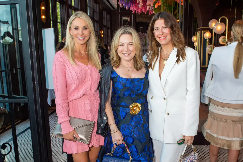 Chita Craft, Donae Chramosta, Alley Shell at the Annabelle Brasserie first look luncheon in Autry Park (Photo by Jacob Power)