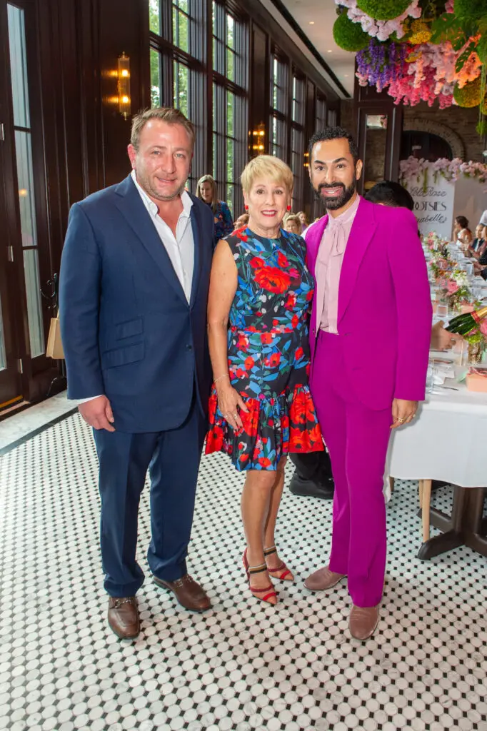 Ben Berg, Donna Lewis, Fady Armanious  at the Annabelle Brasserie first look luncheon in Autry Park (Photo by Jacob Power)