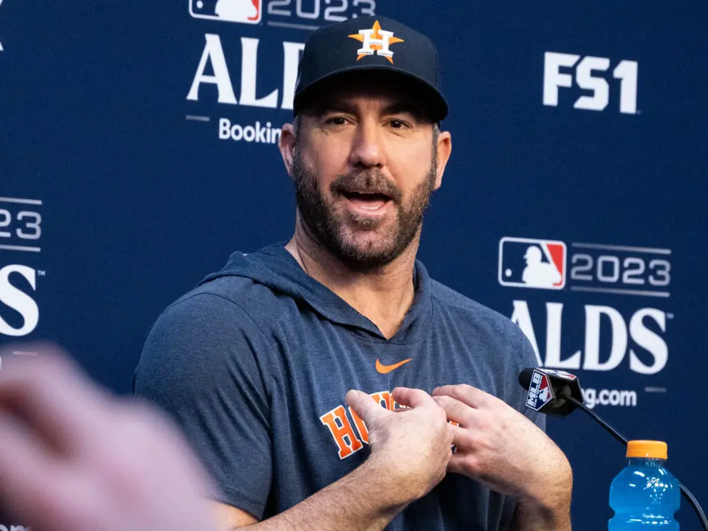 Justin Verlander started another Game 1 for the Astros. (Photo by F. Carter Smith)