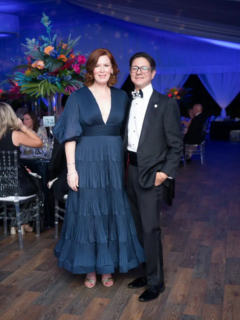 Cary Kirkpatrick, Nick Espinosa at the Houston Zoo 'A Starry Night in the Galápagos' gala (Photo by Daniel Ortiz)