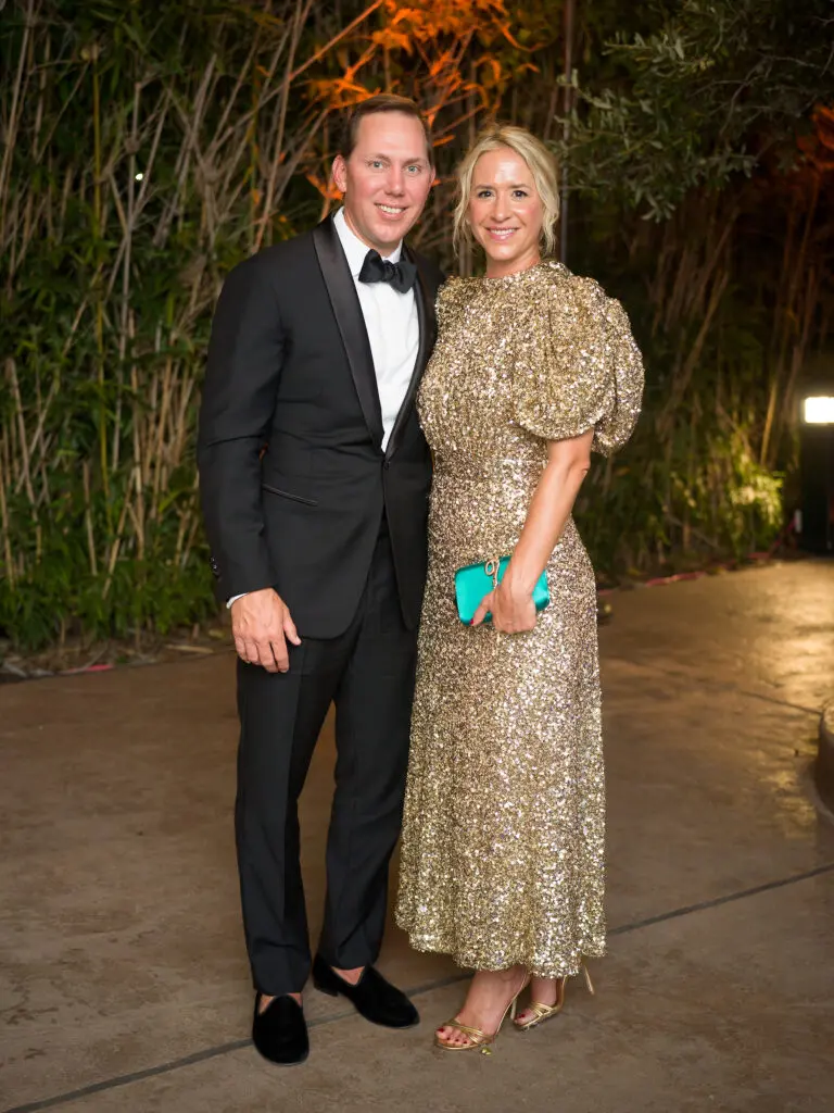 Bas & Courtney Solleveld at the Houston Zoo 'A Starry Night in the Galápagos' gala (Photo by Daniel Ortiz)