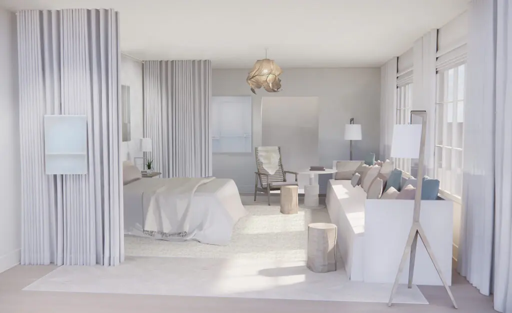 Primary Bedroom (Pursley Dixon Ford Interior Design)
