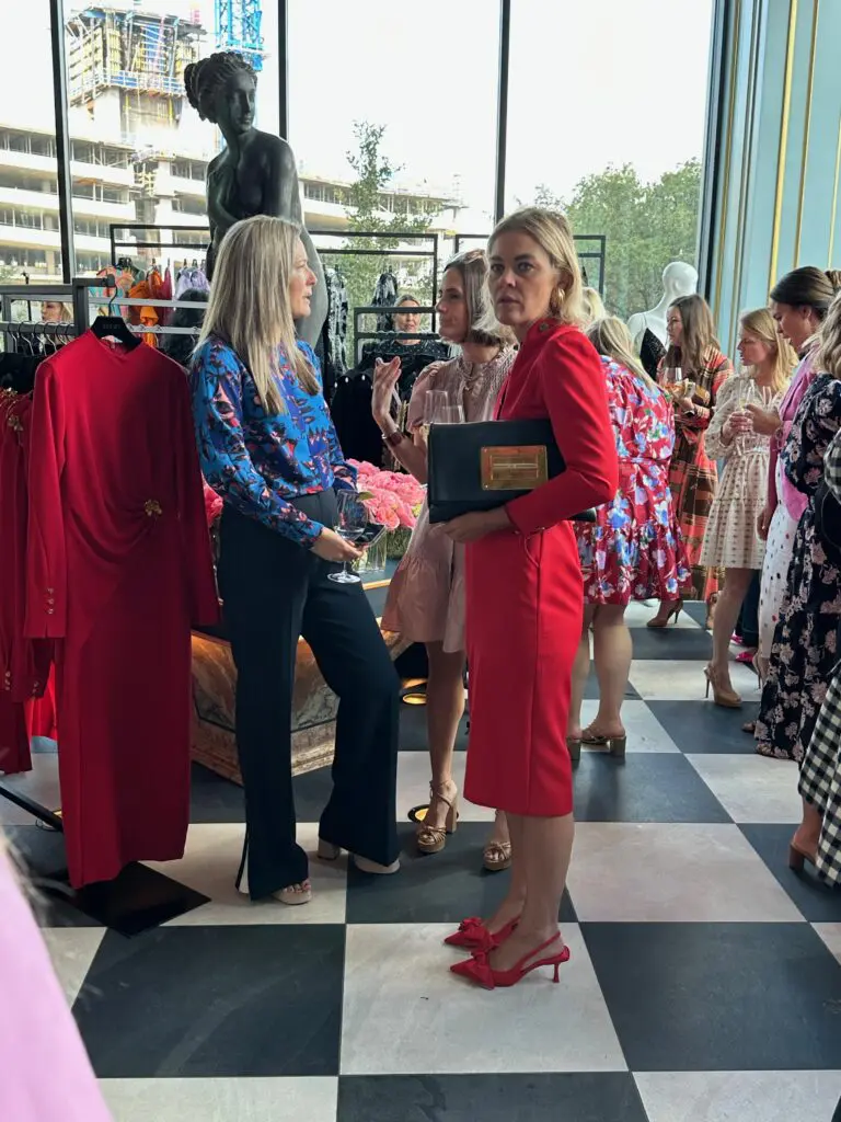 Bethany Buchanan, Allison Bagley  at the Annabelle Brasserie first look luncheon in Autry Park (Photo by Shelby Hodge)
