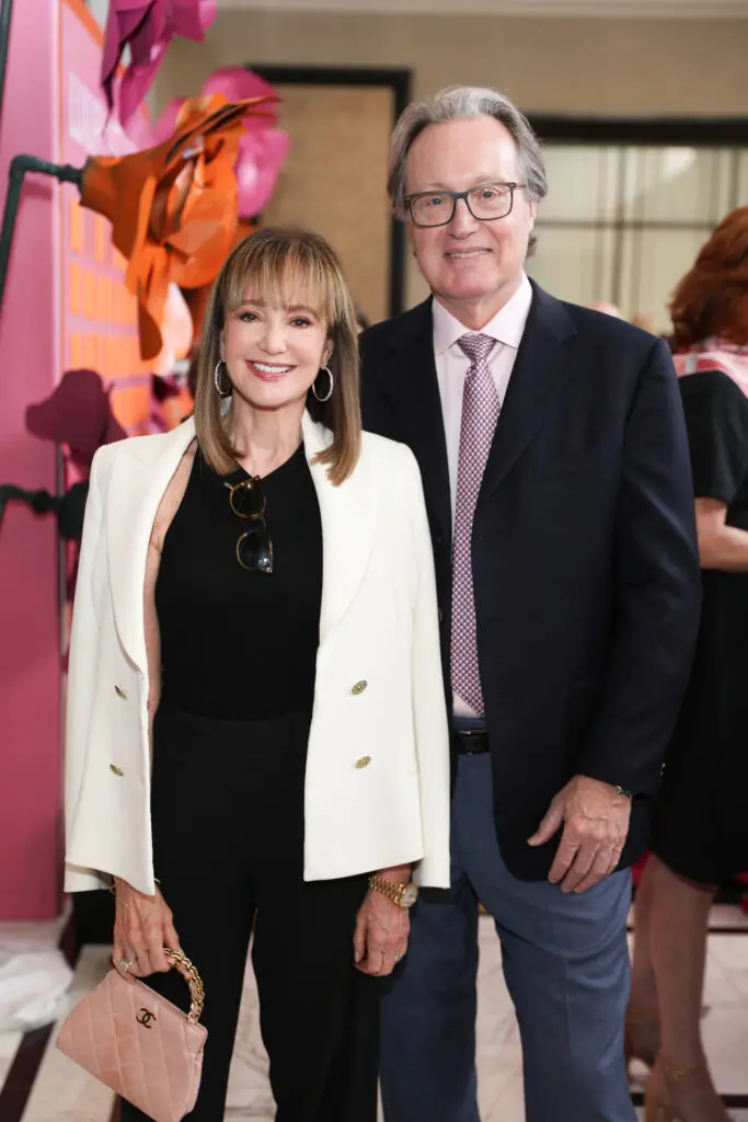 Janet Gurwitch & Ron Franklin at Memorial Hermann Foundation's annual Razzle Dazzle luncheon at the Post Oak Hotel (Photo by Priscilla Dickson) 