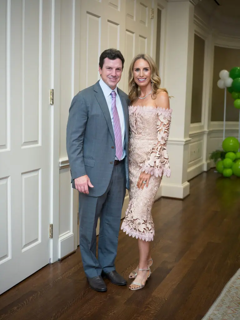 Jeff Gunst & Brooke Bentley Gunst at the Homemade Hope dinner.  (Photo by Daniel Ortiz)