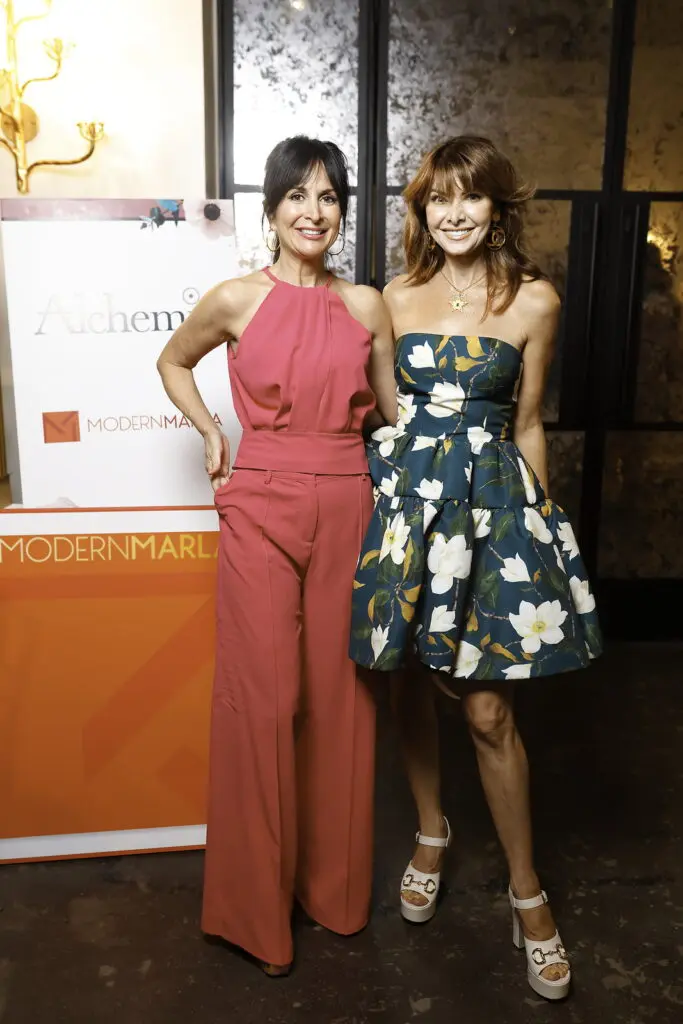 Alchemia owner Jennifer Grigsby, modernMARLA owner Marla Hurley at the Ladies Who Brunch benefit for Sky High for Kids at The Revaire. (Photo by Quy Tran Photography)